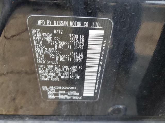 Photo 10 from auction – 2012 INFINITI QX56 with VIN JN8AZ2NE9C9022075