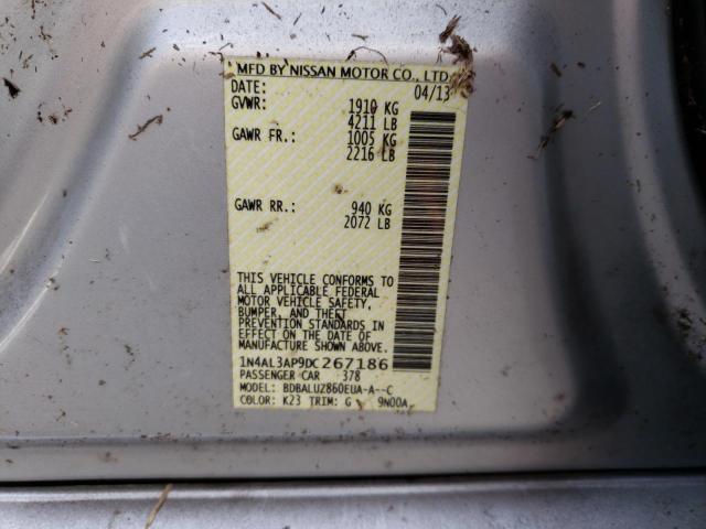 Photo 10 from auction – 2013 NISSAN ALTIMA 2.5 with VIN 1N4AL3AP9DC267186