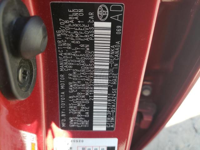 Zdjęcie 10 z aukcji – 2008 TOYOTA COROLLA CE z VIN 2T1BR32EX8C859655