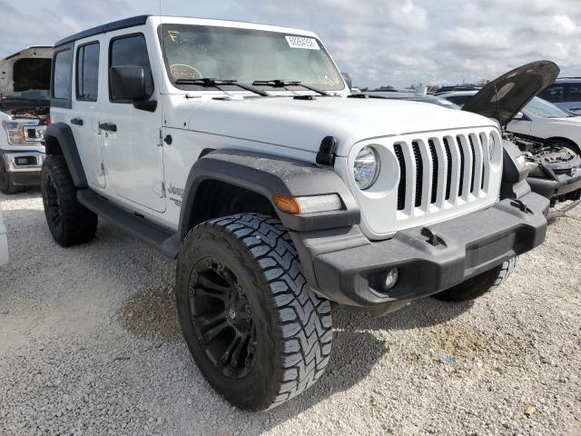 JEEP WRANGLER U 2018 with VIN 1C4HJXDG0JW144663 - Photo from auction