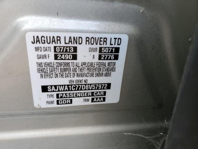 Photo 10 from auction – 2013 JAGUAR XJ with VIN SAJWA1C77D8V57972