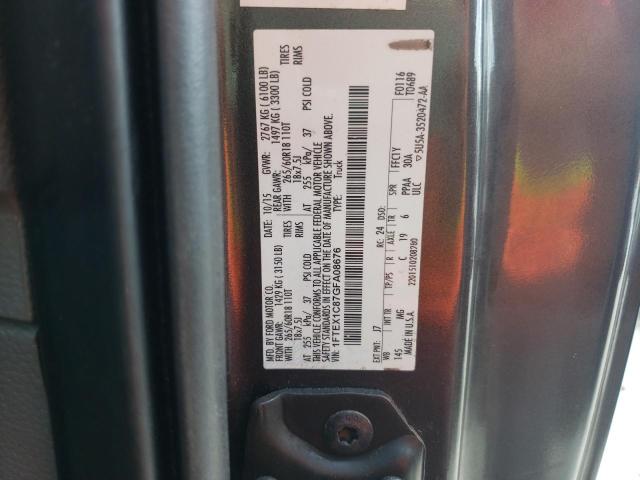Photo 10 from auction – 2016 FORD F150 SUPER with VIN 1FTEX1C87GFA08676