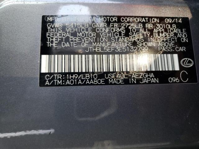 Photo 10 from auction – 2014 LEXUS LS 460 with VIN JTHBL5EF3E5132799