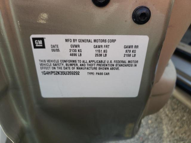 Photo 10 from auction – 2005 BUICK LESABRE CU with VIN 1G4HP52K35U269292