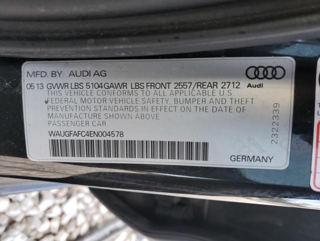 Photo 10 from auction – 2014 AUDI A6 PREMIUM with VIN WAUGFAFC4EN004578