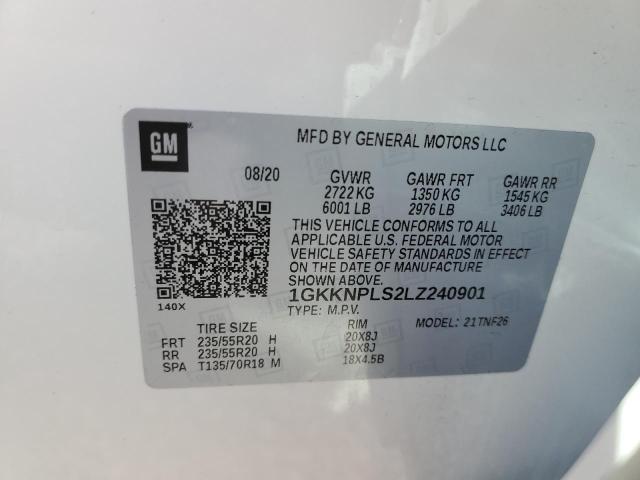 Photo 10 from auction – 2020 GMC ACADIA DEN with VIN 1GKKNPLS2LZ240901