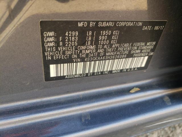 Photo 10 from auction – 2017 SUBARU IMPREZA with VIN 4S3GKAA63H3626086