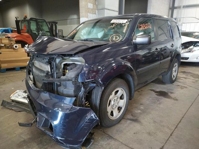 Photo 2 from auction – 2012 HONDA PILOT LX with VIN 5FNYF4H28CB060127