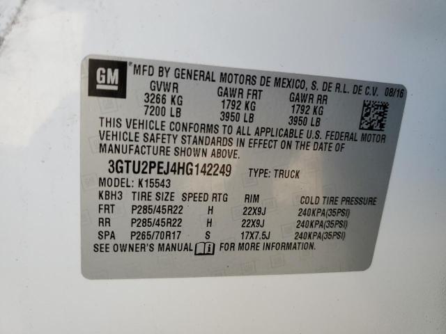 Photo 10 from auction – 2017 GMC SIERRA K15 with VIN 3GTU2PEJ4HG142249