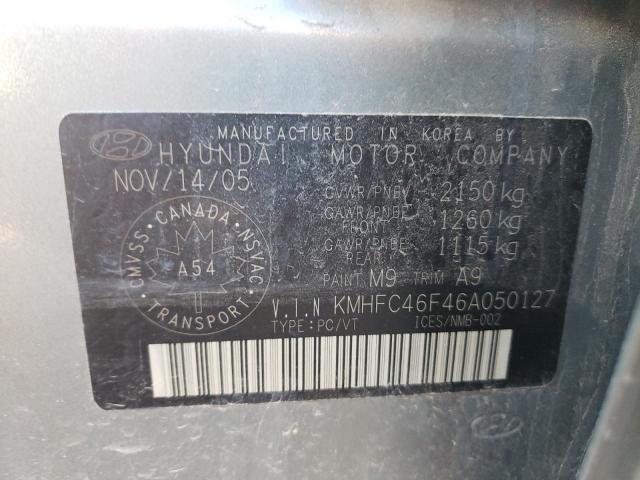 Photo 10 from auction – 2006 HYUNDAI AZERA SE with VIN KMHFC46F46A050127