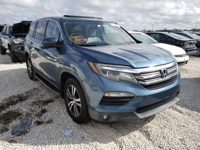 HONDA PILOT EXLN 2016 with VIN 5FNYF6H79GB091240 - Photo from auction