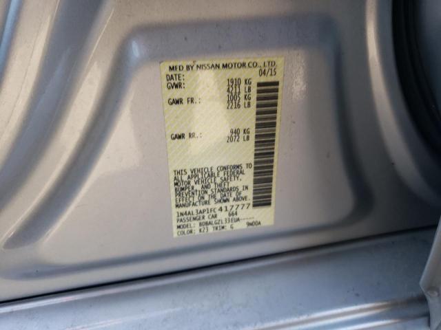 Photo 10 from auction – 2015 NISSAN ALTIMA 2.5 with VIN 1N4AL3AP1FC417777
