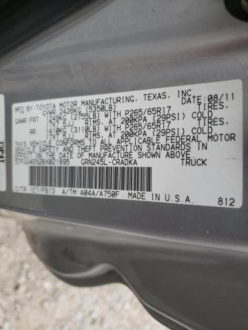 Photo 10 from auction – 2011 TOYOTA TACOMA ACC with VIN 5TFUU4EN2BX021895