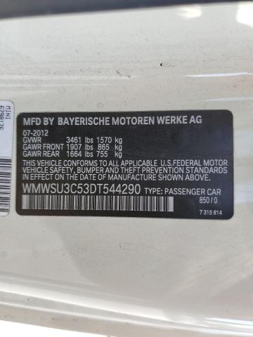 Photo 10 from auction – 2013 MINI COOPER with VIN WMWSU3C53DT544290