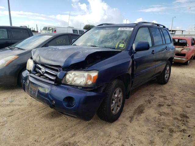 Photo 2 from auction – 2005 TOYOTA HIGHLANDER with VIN JTEGP21A350047720