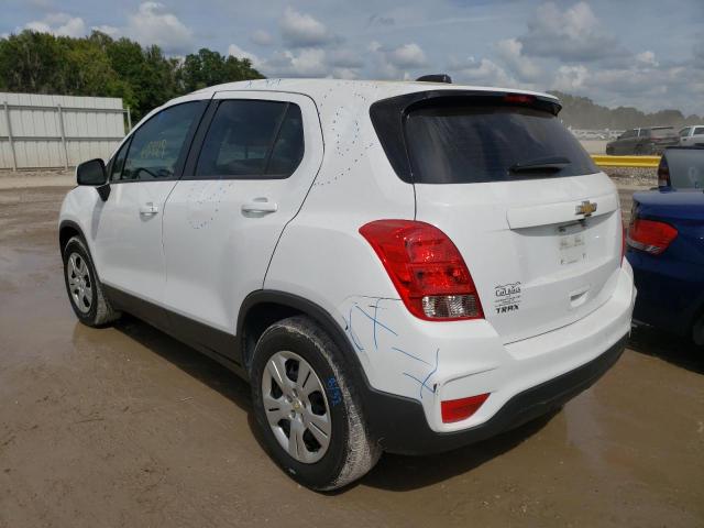 Photo 3 from auction – 2017 CHEVROLET TRAX LS with VIN 3GNCJKSB6HL285796