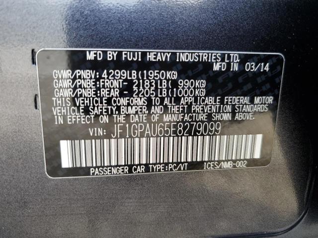 Фото 10 с аукциона – 2014 SUBARU IMPREZA SP с VIN JF1GPAU65E8279099