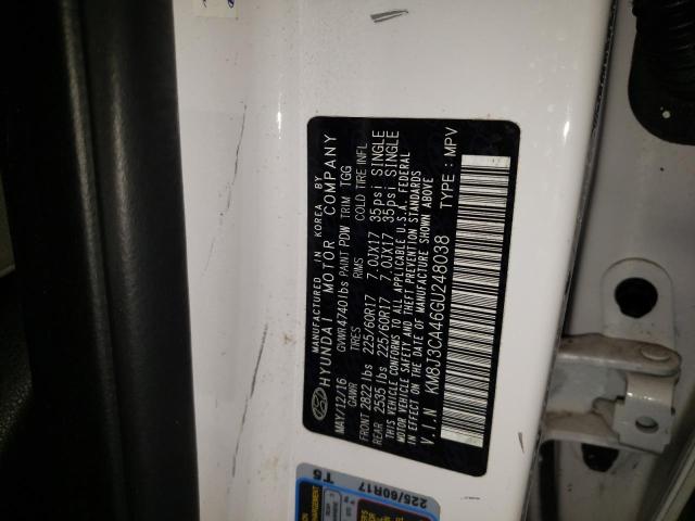 Photo 10 from auction – 2016 HYUNDAI TUCSON LIM with VIN KM8J3CA46GU248038