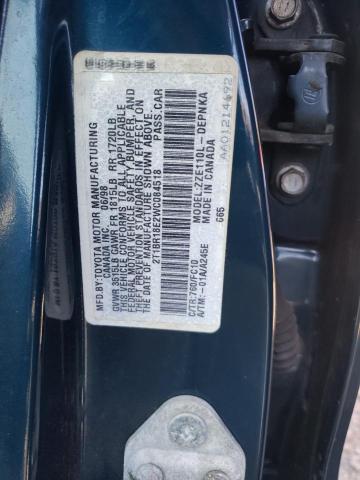 Photo 10 from auction – 1998 TOYOTA COROLLA VE with VIN 2T1BR18E2WC084518