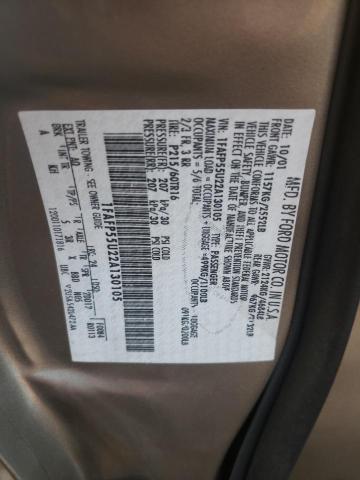 Photo 10 from auction – 2002 FORD TAURUS SES with VIN 1FAFP55U22A130105