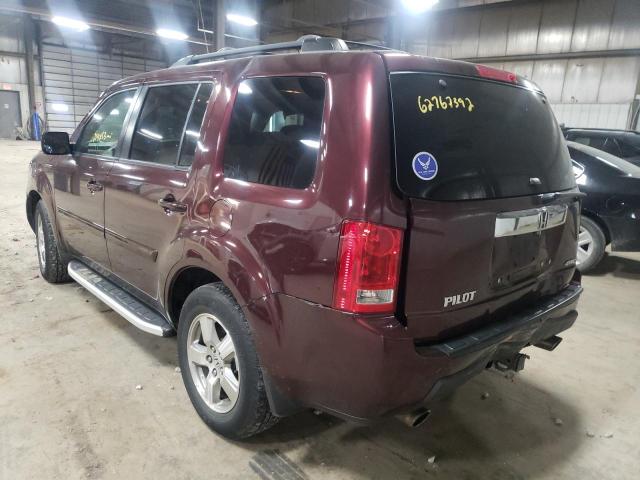 Photo 3 from auction – 2009 HONDA PILOT EXL with VIN 5FNYF485X9B045888