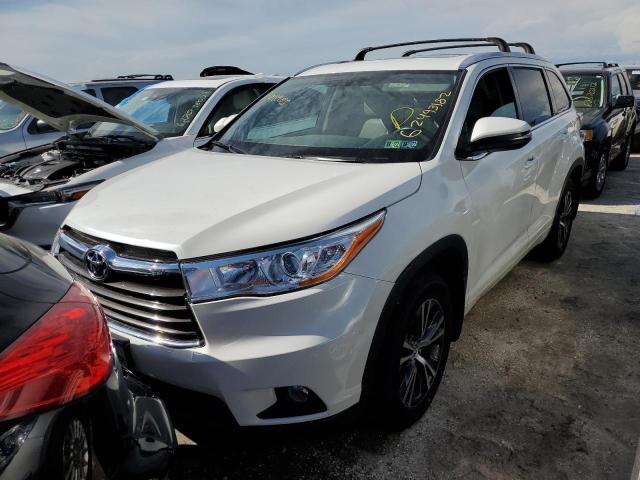Photo 2 from auction – 2016 TOYOTA HIGHLANDER with VIN 5TDJKRFH4GS319201