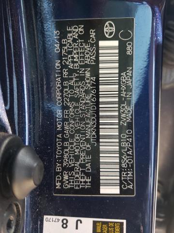 Photo 10 from auction – 2013 TOYOTA PRIUS with VIN JTDKN3DU1D1676174