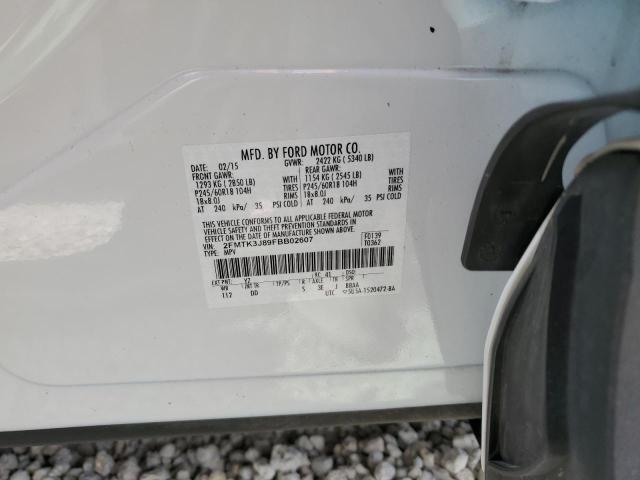 Photo 10 from auction – 2015 FORD EDGE SEL with VIN 2FMTK3J89FBB02607