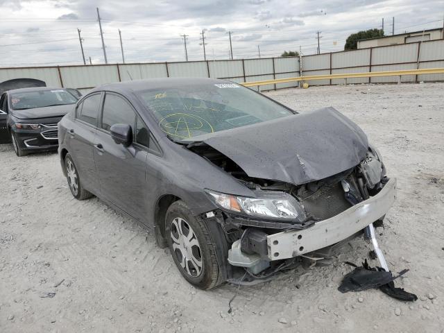 HONDA CIVIC HYBR 2015 with VIN 19XFB4F20FE000701 - Photo from auction