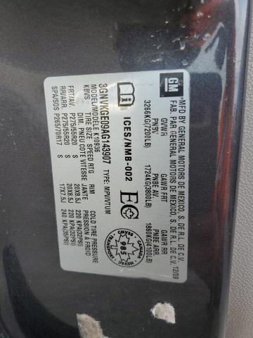 Photo 10 from auction – 2010 CHEVROLET AVALANCHE with VIN 3GNVKGE09AG143907