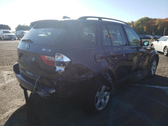 Photo 4 from auction – 2008 BMW X3 3.0SI with VIN WBXPC93478WJ22522