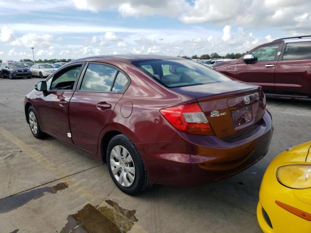 Photo 3 from auction – 2012 HONDA CIVIC LX with VIN 2HGFB2F54CH608558