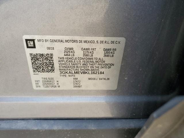 Photo 10 from auction – 2019 GMC TERRAIN SL with VIN 3GKALMEV8KL162184