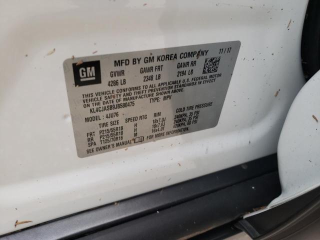 Photo 10 from auction – 2018 BUICK ENCORE PRE with VIN KL4CJASB9JB580475