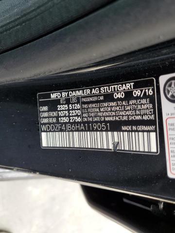 Photo 10 from auction – 2017 MERCEDES-BENZ E 300 with VIN WDDZF4JB6HA119051