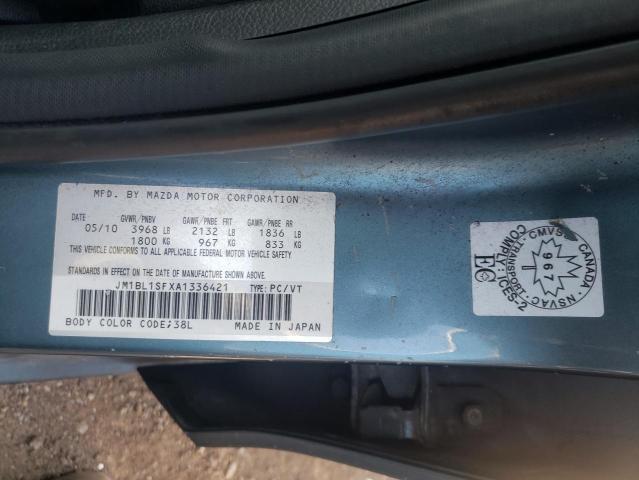 Photo 10 from auction – 2010 MAZDA 3 I with VIN JM1BL1SFXA1336421