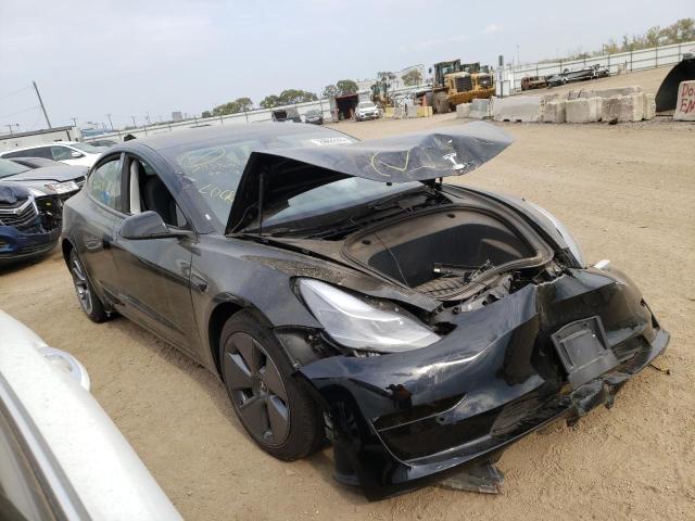 TESLA MODEL 3 2022 with VIN 5YJ3E1EA1NF286665 - Photo from auction