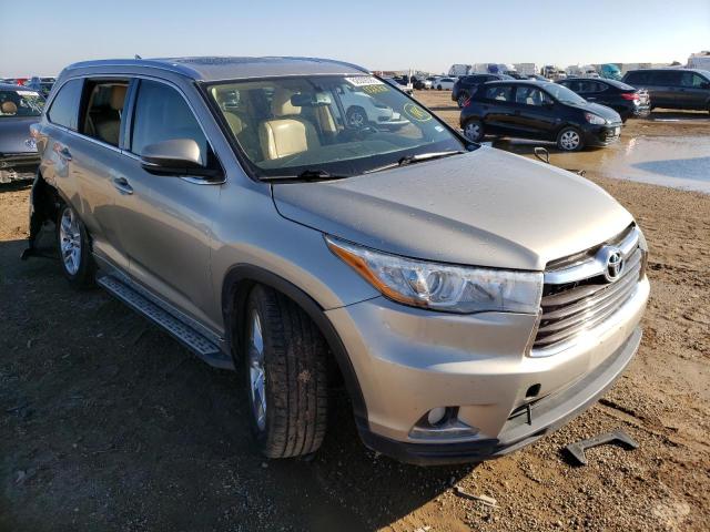 TOYOTA HIGHLANDER 2014 with VIN 5TDDKRFH1ES028701 - Photo from auction