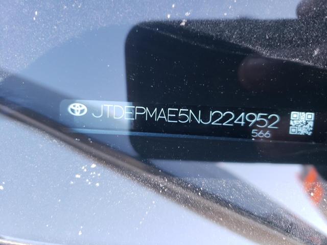 Photo 10 from auction – 2022 TOYOTA COROLLA LE with VIN JTDEPMAE5NJ224952