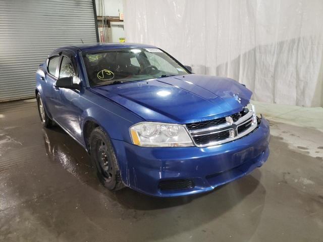 DODGE AVENGER SE 2013 with VIN 1C3CDZAG1DN710703 - Photo from auction