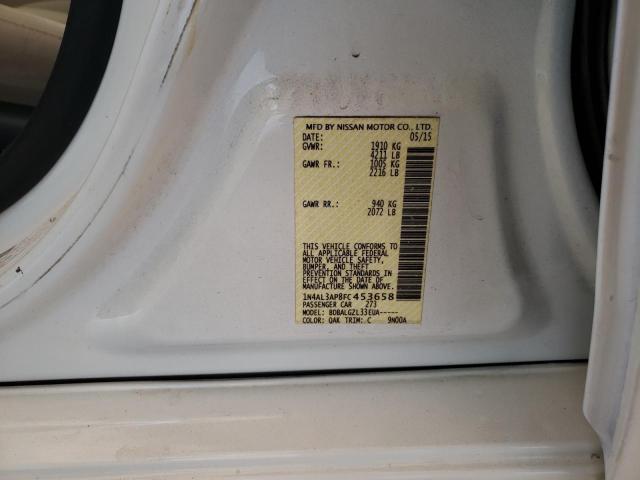 Photo 10 from auction – 2015 NISSAN ALTIMA 2.5 with VIN 1N4AL3AP8FC453658