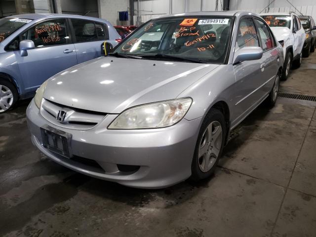 Photo 2 from auction – 2004 HONDA CIVIC EX with VIN 2HGES26834H624550