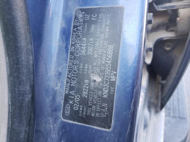 Photo 10 from auction – 2005 KIA SORENTO EX with VIN KNDJC733955456888
