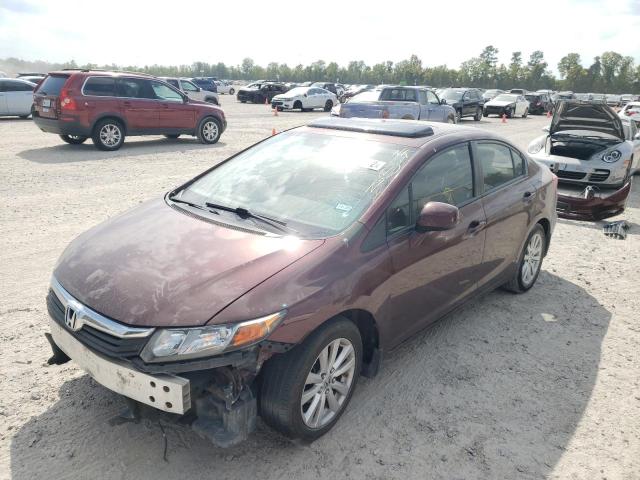 Photo 2 from auction – 2012 HONDA CIVIC with VIN JHMFB2F81CS005695