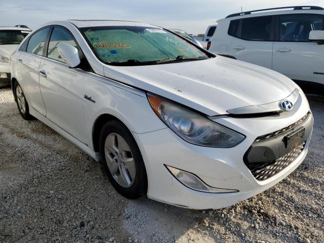 HYUNDAI SONATA HYB 2011 with VIN KMHEC4A44BA005118 - Photo from auction