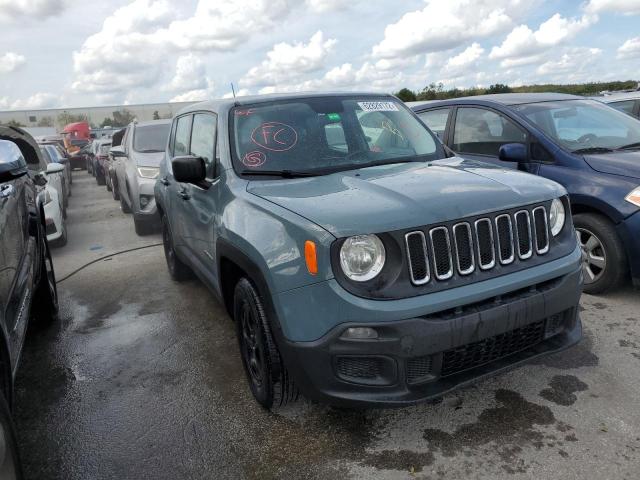 JEEP RENEGADE S 2017 with VIN ZACCJAAB9HPF48052 - Photo from auction