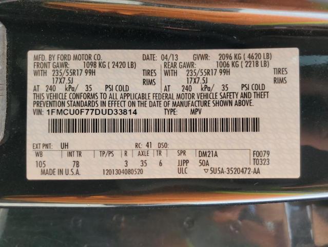 Photo 10 from auction – 2013 FORD ESCAPE S with VIN 1FMCU0F77DUD33814