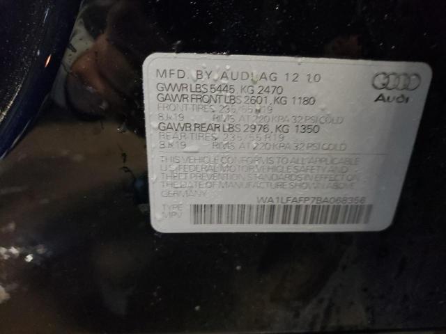 Photo 10 from auction – 2011 AUDI Q5 PREMIUM with VIN WA1LFAFP7BA068356