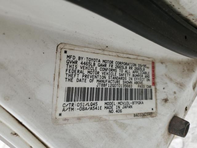 Photo 10 from auction – 1996 LEXUS ES 300 with VIN JT8BF12G0T0135683