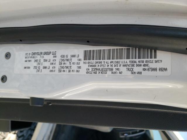 Photo 10 from auction – 2014 RAM 2500 ST with VIN 3C6MR4AL6EG327990